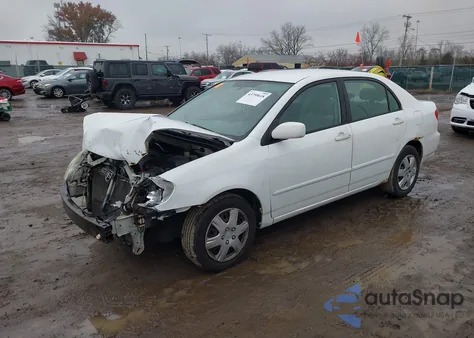 2005 Toyota Corolla Le из США, поврежденный, VIN 2T1BR32E05C493118